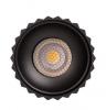 NELLA 7W 240V RIBBED BLACK SURFACE MOUNTED DOWNLIGHT